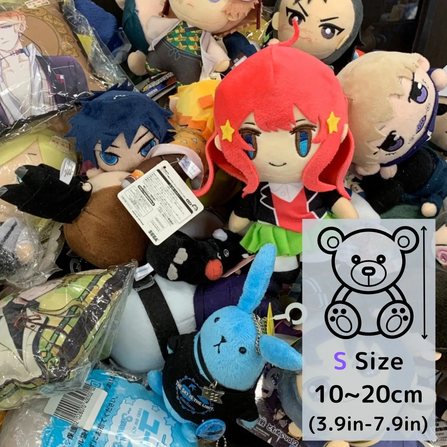 Japanese kawaii anime plush doll little bears mold toys used cheap for sale