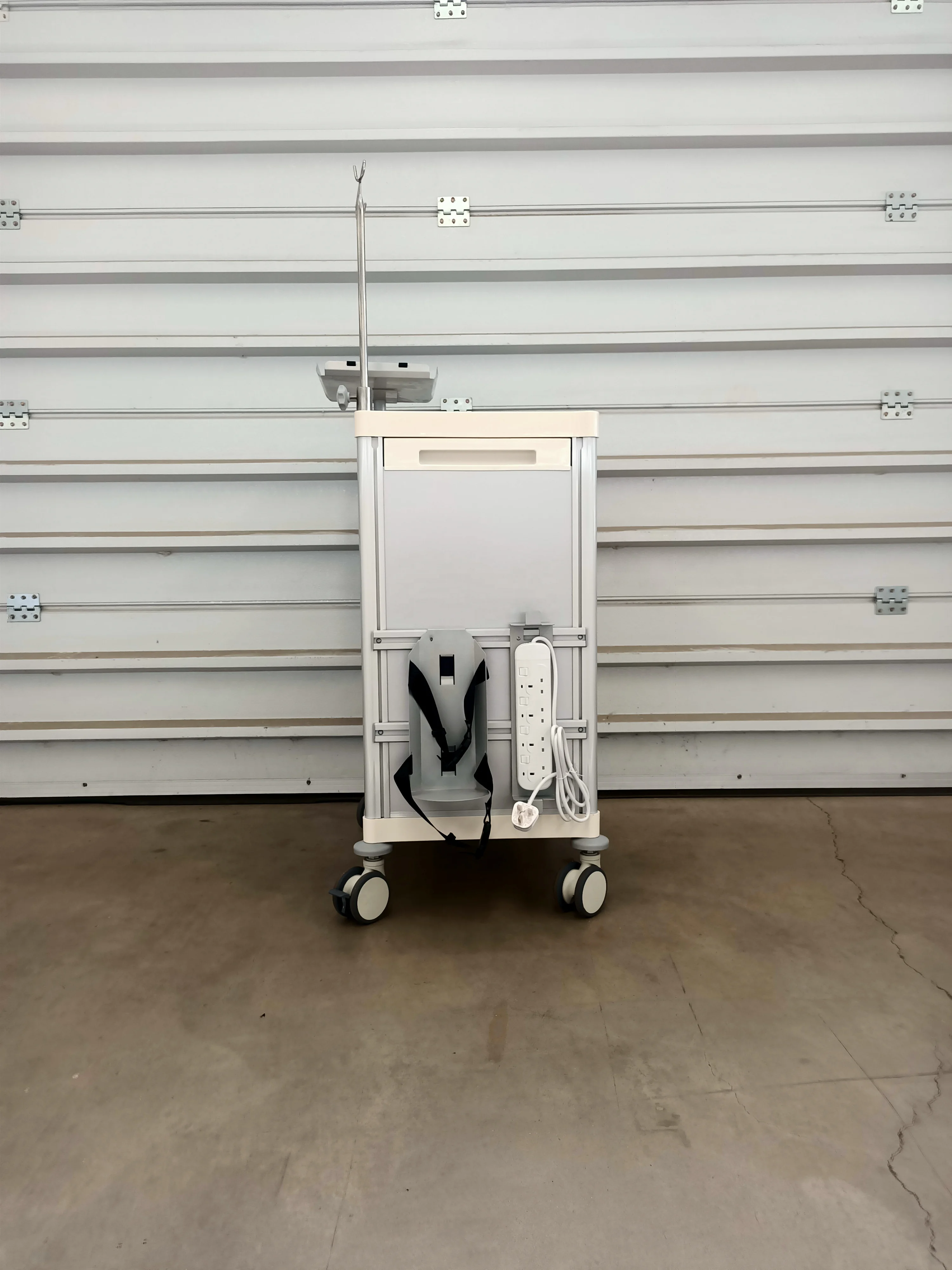 Medical Equipment Medicine Storage Transportation Best price ABS Top Table Customized Rescue Crash Cart Emergency Trolley
