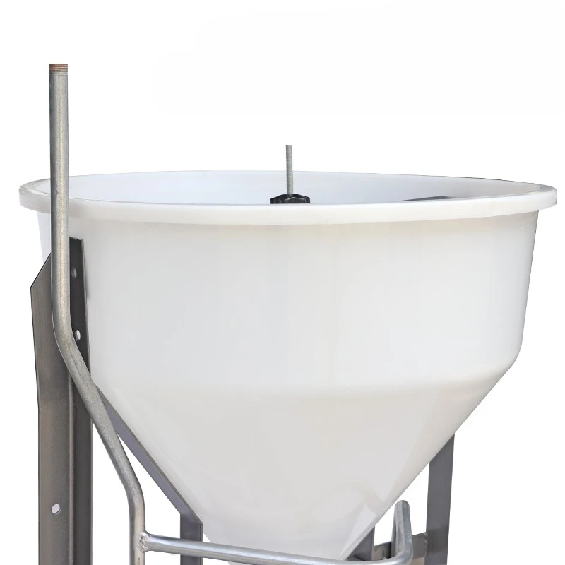 80kg Wet and Dry Pig Feeder Stainless Steel Pig Feed Trough Livestock Automatic Feeders for Pigs