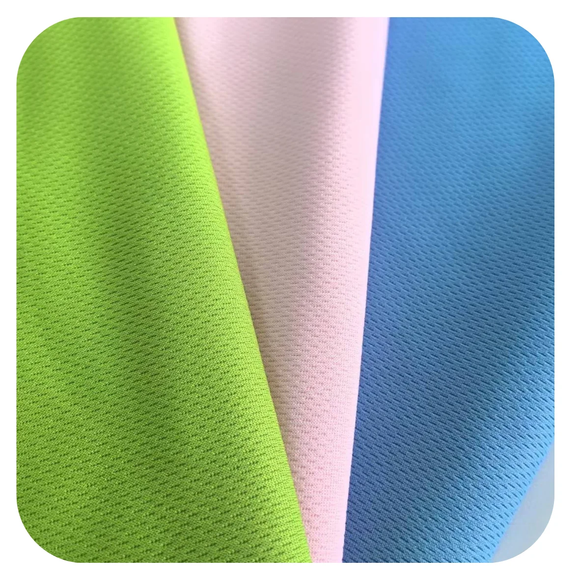 MY Knit Factory  Birdseye Mesh Fabric 75D/36F  130GSM  100%Polyester Net Fabric Football Fabric for Sportswear and Lining