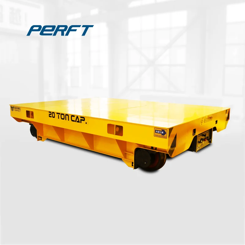 China Manufacturer Battery Powered  6 Ton Rail Transfer Cart
