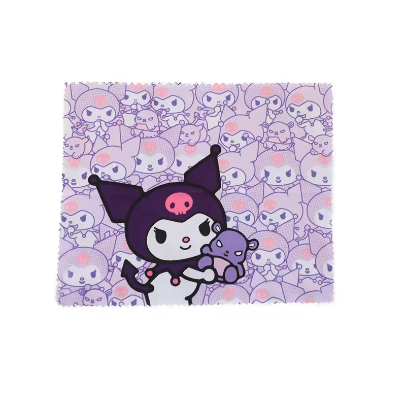 Wholesale cartoon glasses cleaning cloth anime kawaii Mobile phone computer screen lens clean cloth