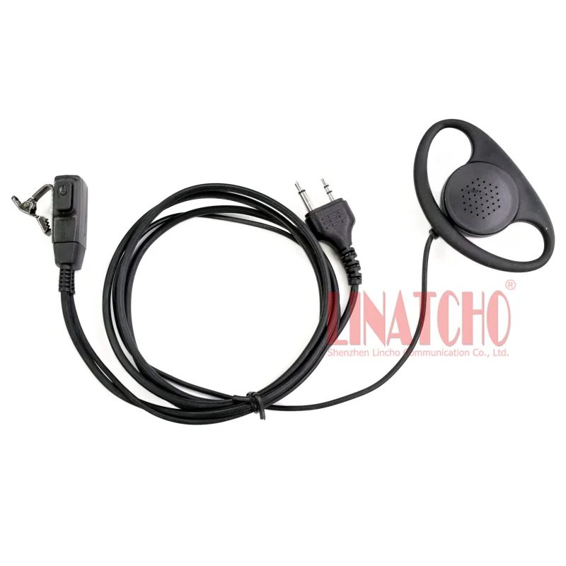 MIDLAND GXT Walkie Talkie 2 Two Way Radios Earpiece Headset Mic D Earhook Earphone