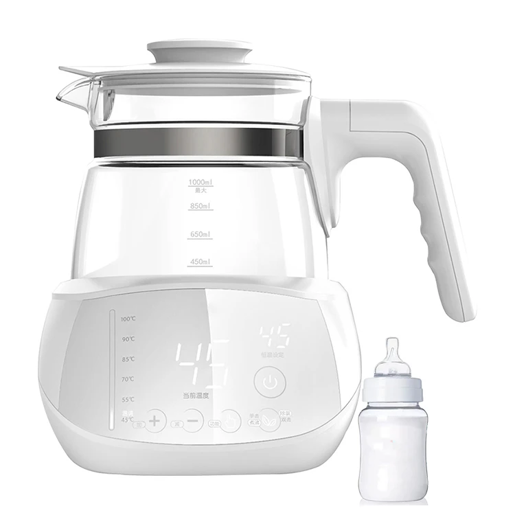 Best Selling Items Time Saver Adjustable Temperature Control Electric Tea Kettle Glass