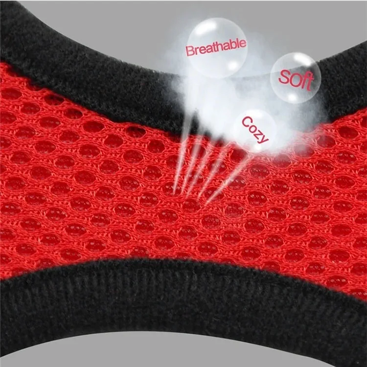Cat Adjustable Harness Polyester Mesh Soft Breathable Vest Walking Lead Leash For Small Medium Dog Cats Pet Easy Control