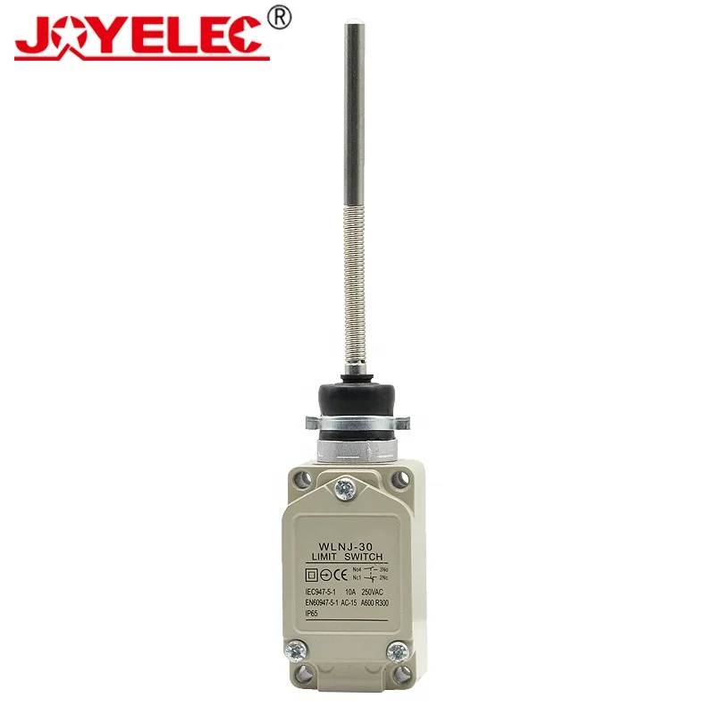 Электрический концевой выключатель JOYELEC с плунжером WLNJ-30 готовой акции 10А 250VAC