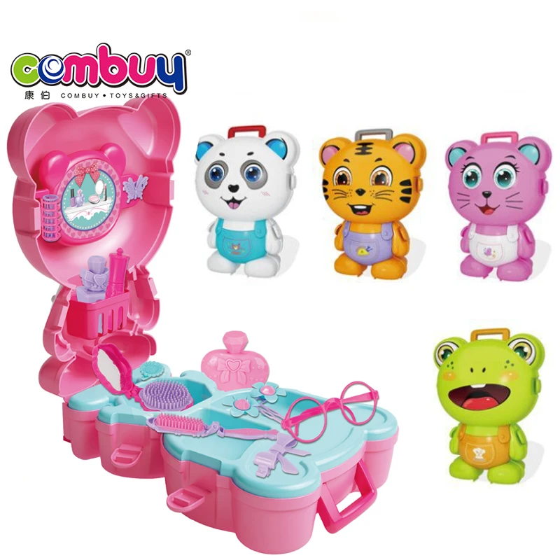 Cats shape series girls pretend play game kit makeup toy set