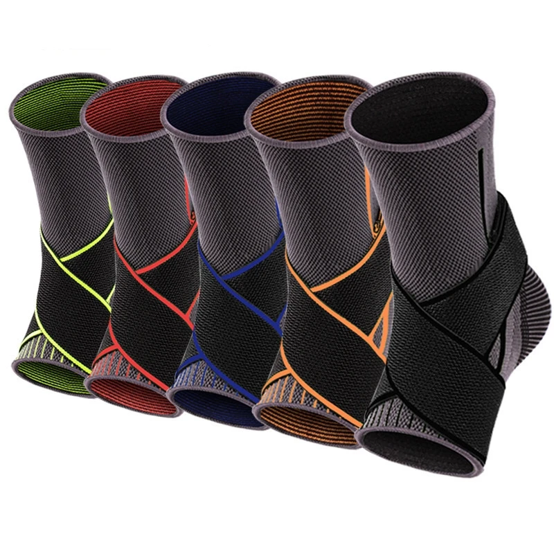 Ankle Brace Protector Compression Pad Elastic Nylon Strap  basketball  sport