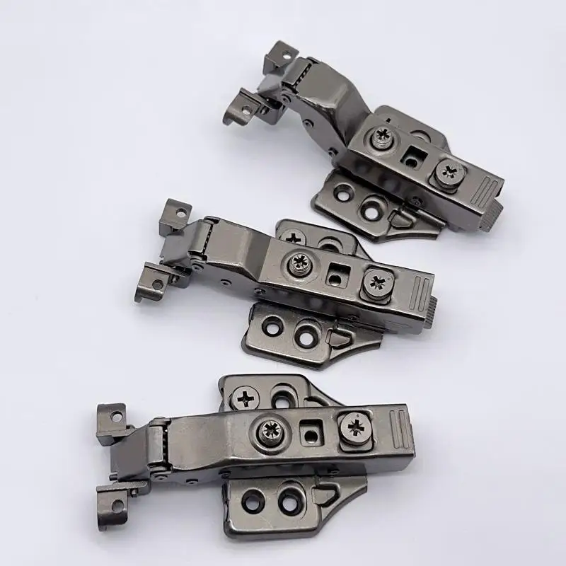 Top quality Black 3D soft closing adjustable hydraulic hidden aluminum frame hinges cabinet