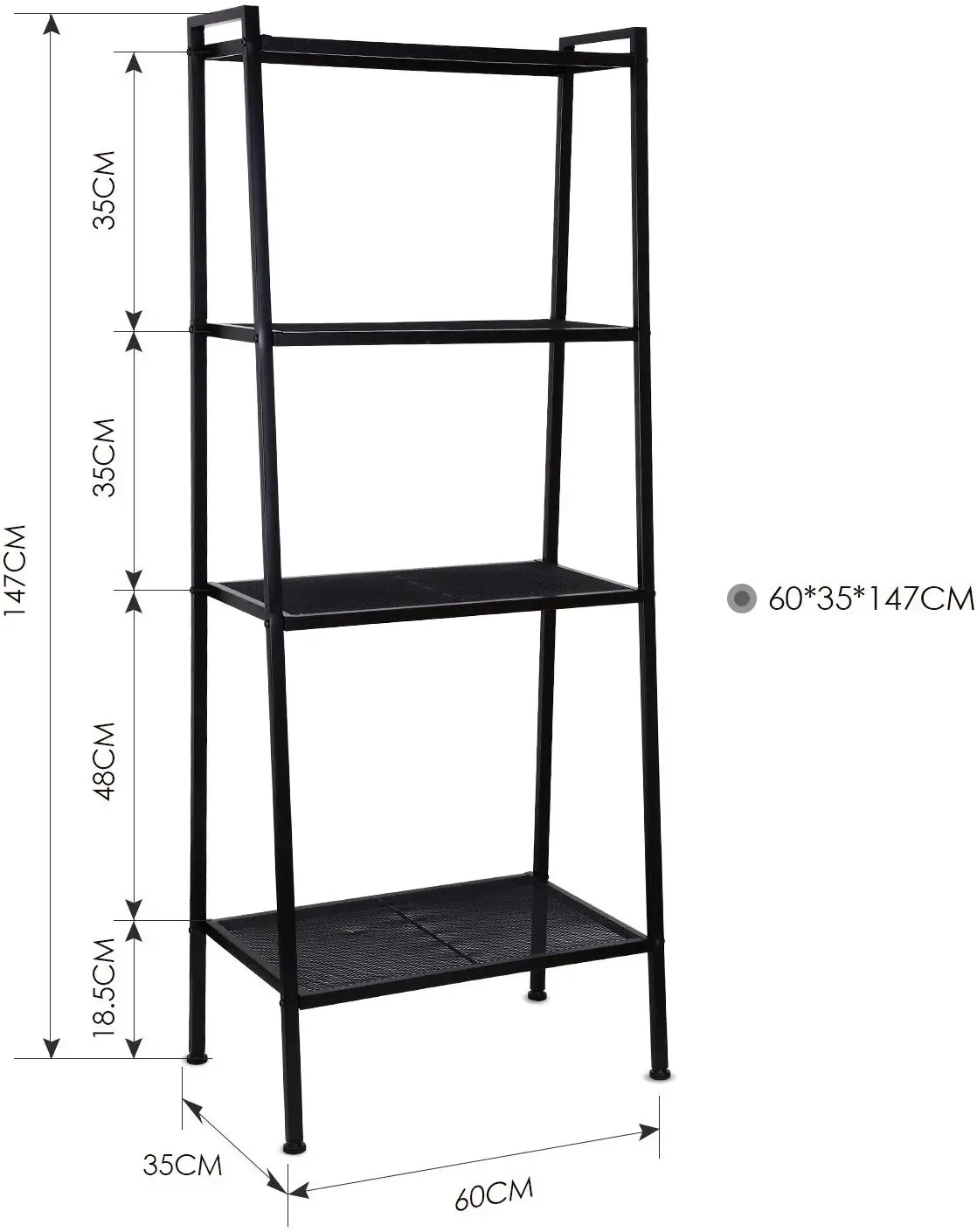 Factory Hot sell 4 Tier flower pot holder  home decor metal plant stand for indoor and outdoor