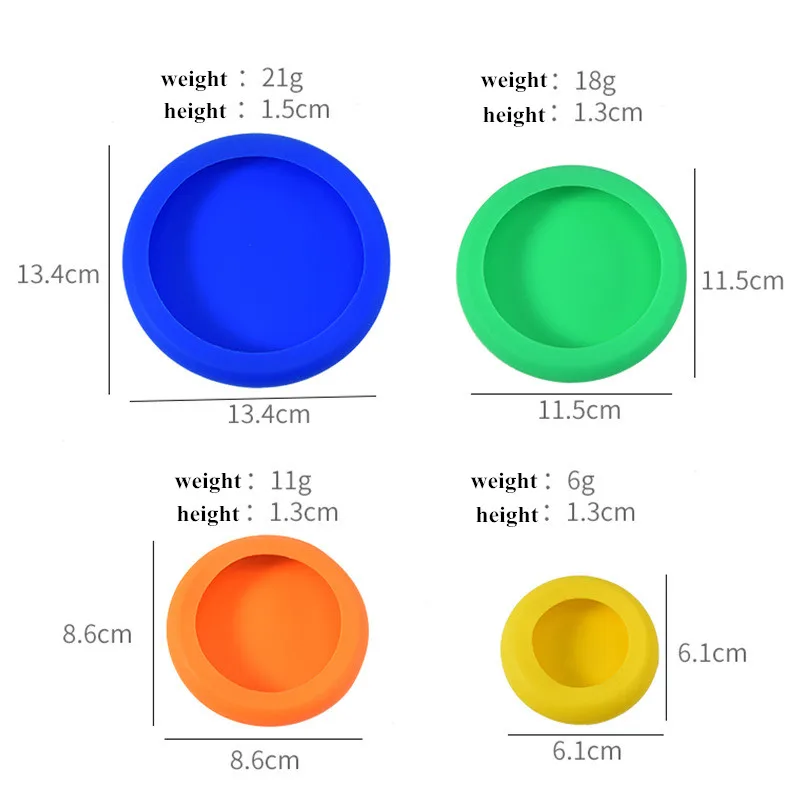 Wholesale Silicone Fresh-Keeping Cover 4 pcs Multi-function Fruit & Vegetable Sealable Wrap Silicone Bowl Cover