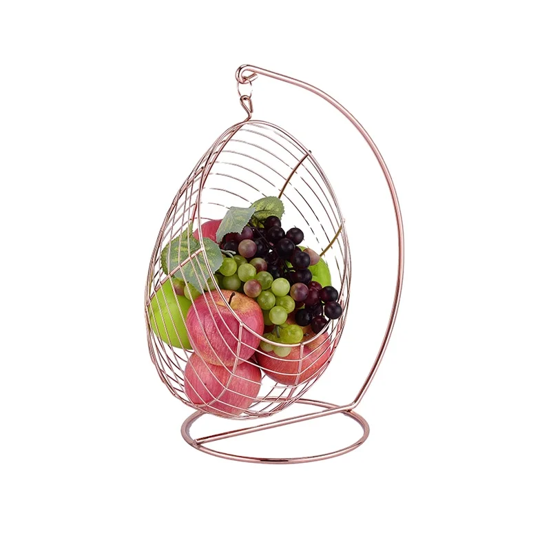 Элегантный дизайн сетка для хранения висит плетеная корзина для фруктов