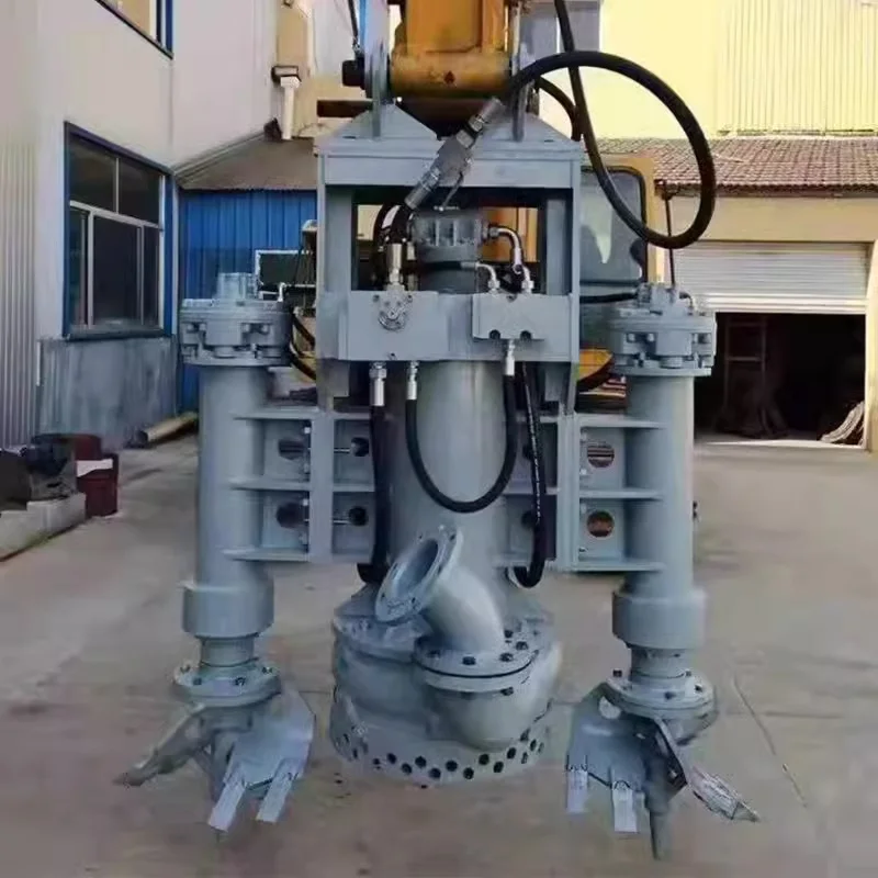 hydraulic submersible sand dredging excavator pump agitator hydraulic slurry sand dredging pump for excavator
