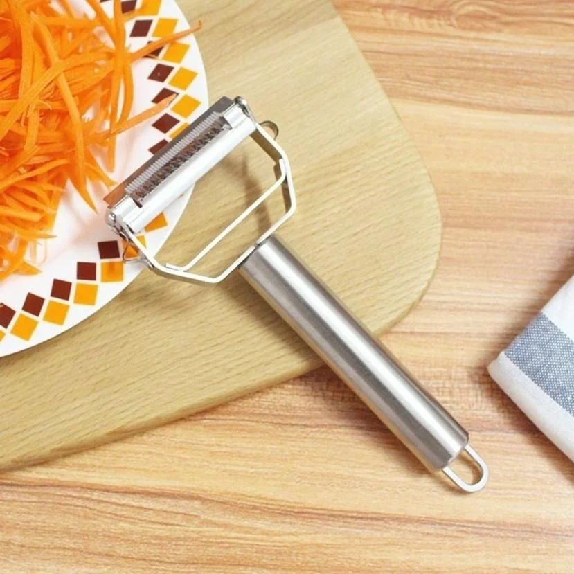 K489 Stainless Steel Potato Cucumber Carrot Double Kitchen Planing Grater
