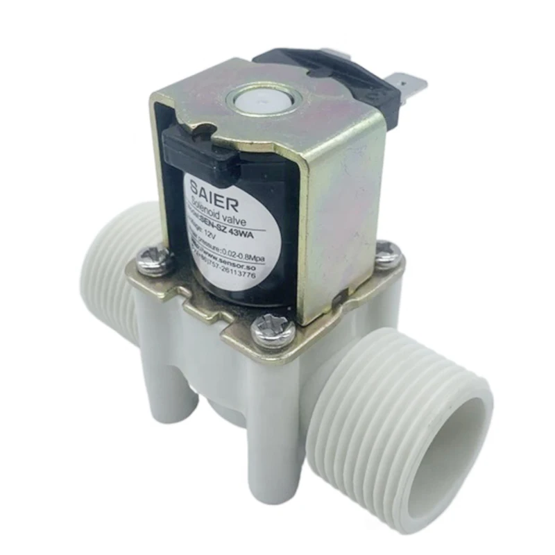 Nylon Solenoid Valve 220V Ac Normally Close Electromagnetic Valve Price Water Solenoid Valves for Air Conditioning