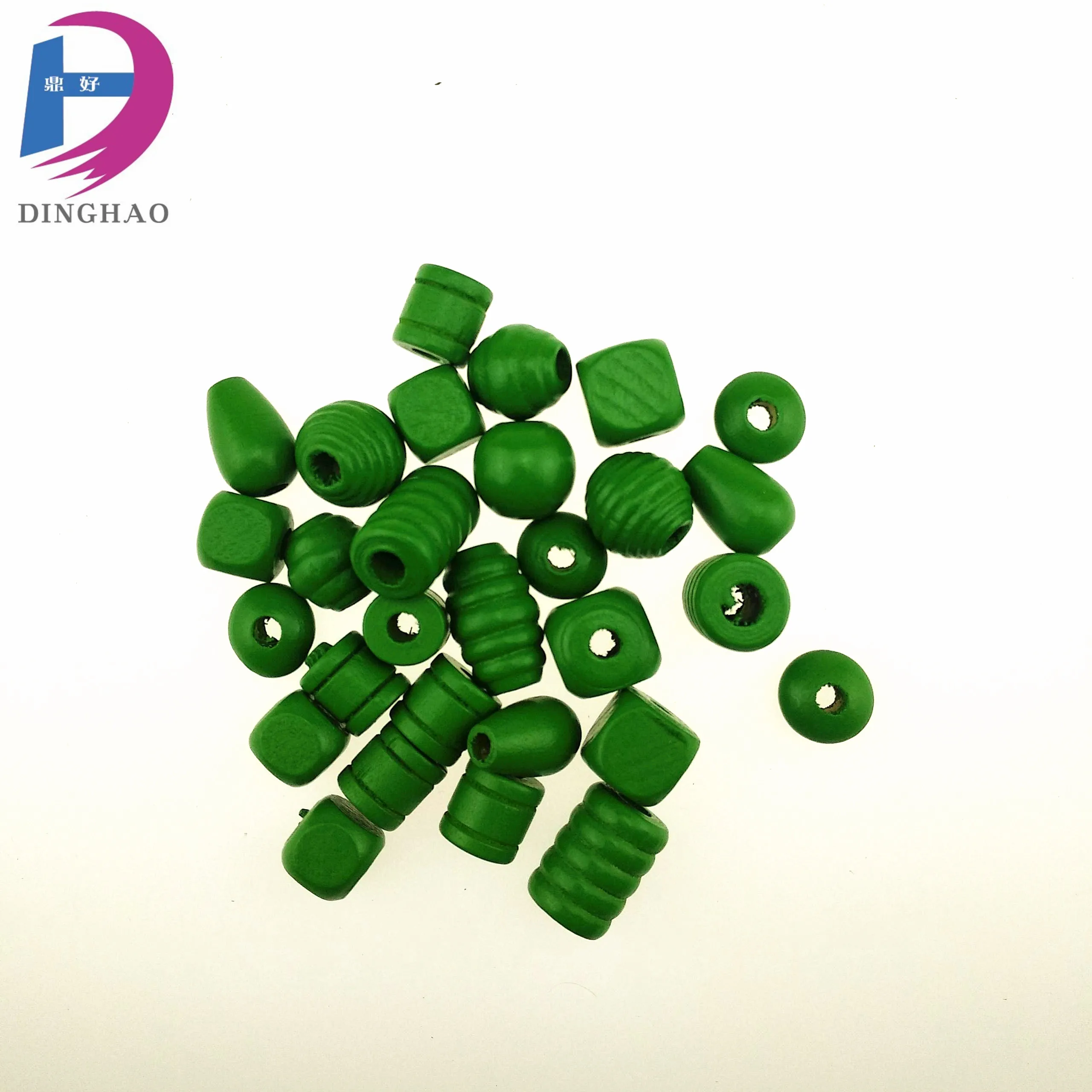 Handiwork String Beads Mix Shape&Mix- Colorful  Wood Beads High Quality