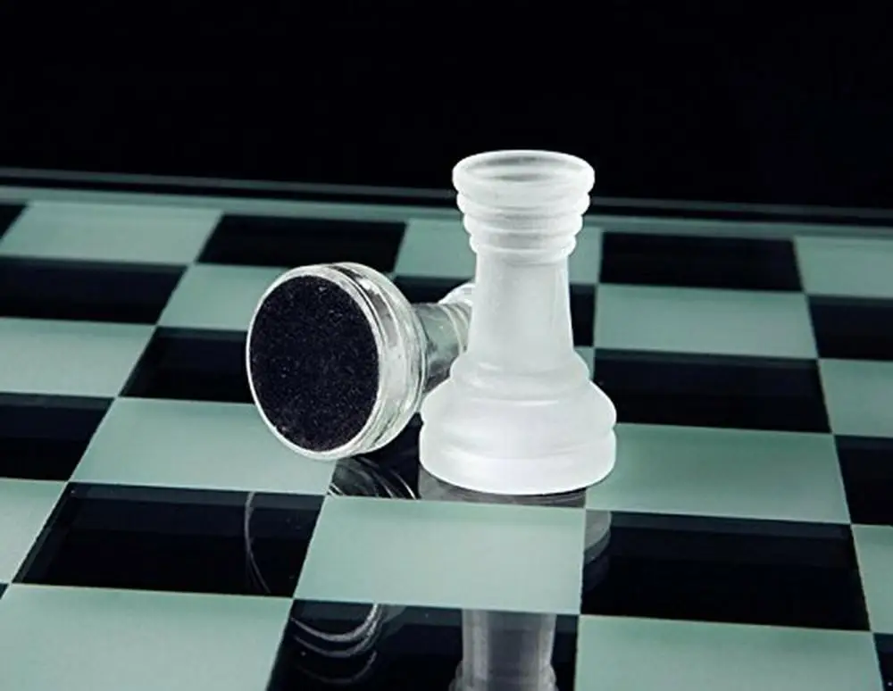 Wholesale glass Crysta l Chess Set