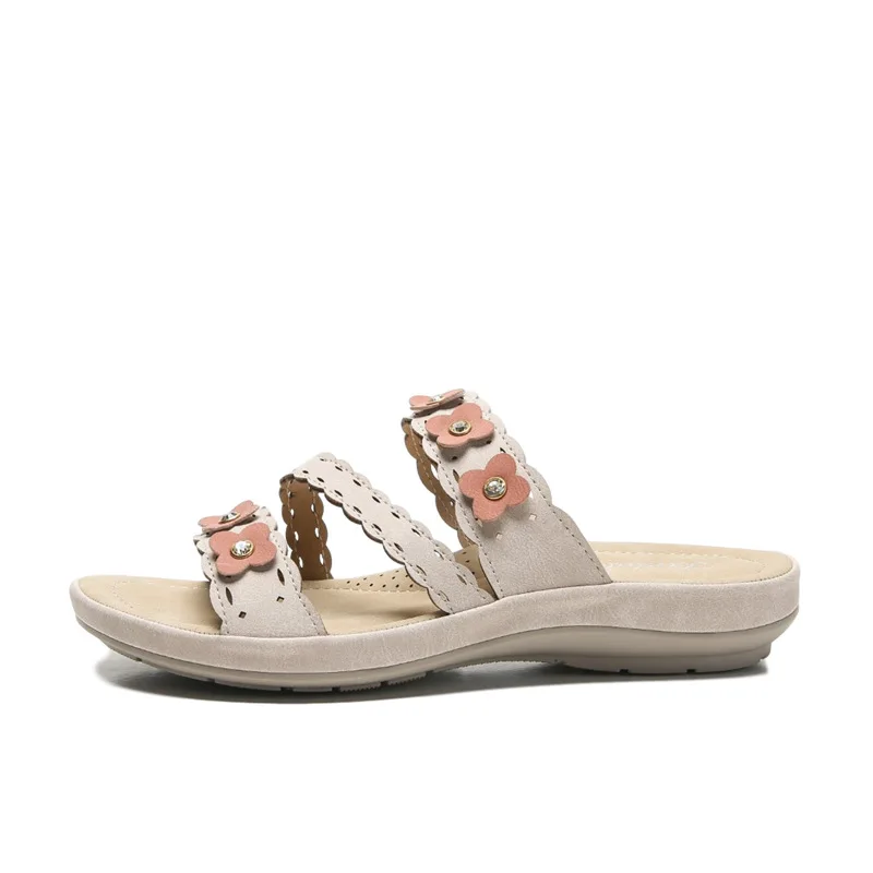 Summer female slippers custom New Bohemian style women flat Sandals fashion women casual slippers wholesale women beach slippers