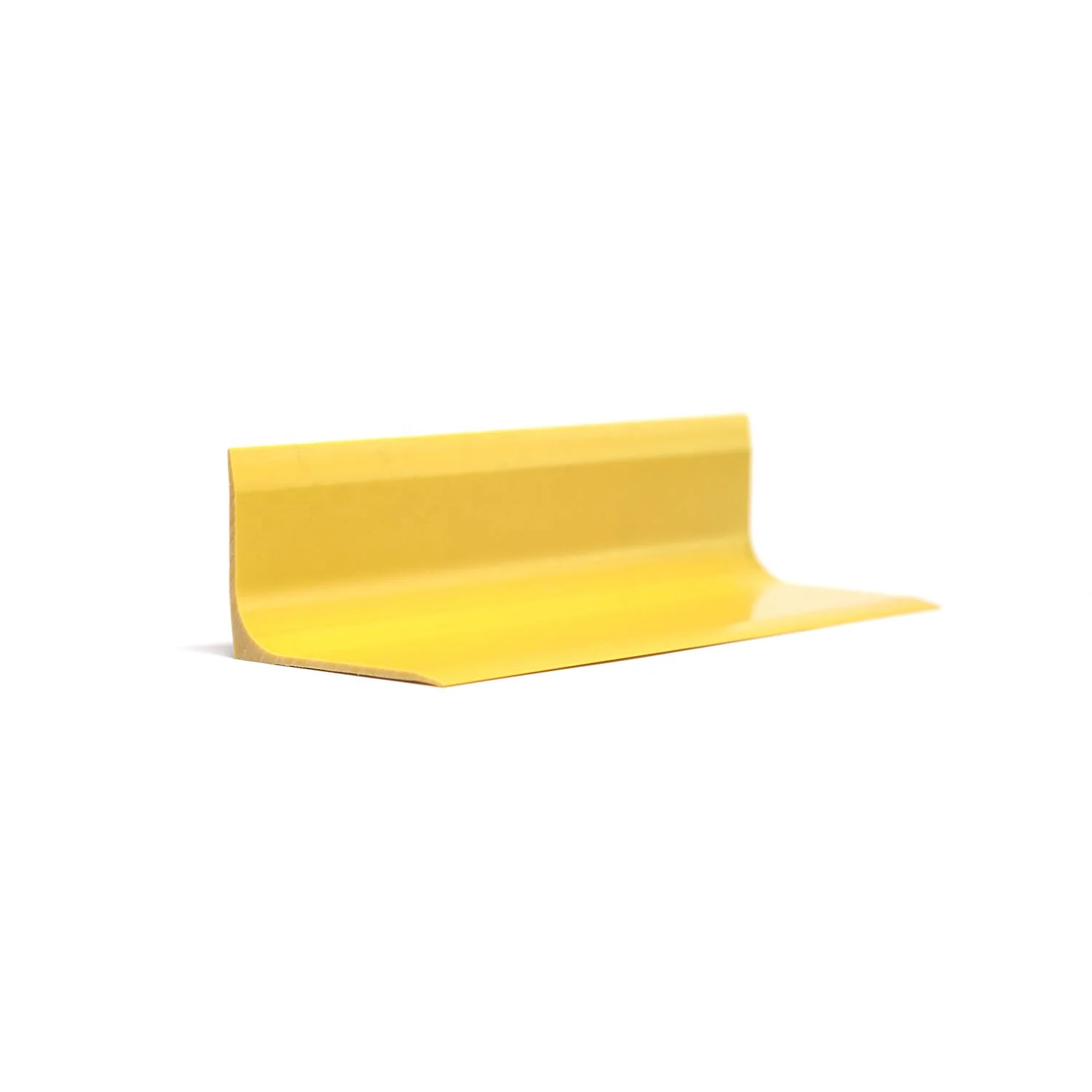 Modern Design PVC Rubber Plastic Corner Protectors Yellow Color 70x50x2mm PVC L Profiles