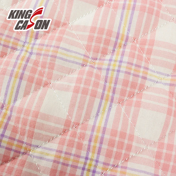 KINGCASON Chinese Manufacturer 100 Percent Polyester Macaron Color Customized Printed/Colors Quilting Fabrics For Home Textile