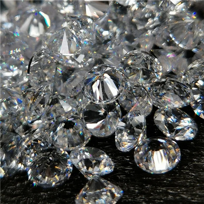 OEM ODM CZ White Loose Gemstone Stone Price Star cut Cubic Zirconia synthetic cubic zircon 5a cz stone loose gems