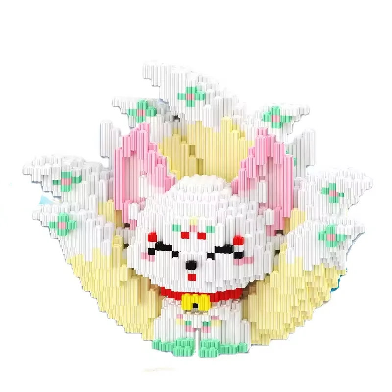 Best Prices animal bricks for children fox series ABS sets mini building block pieced together 3d model display high-quality toy