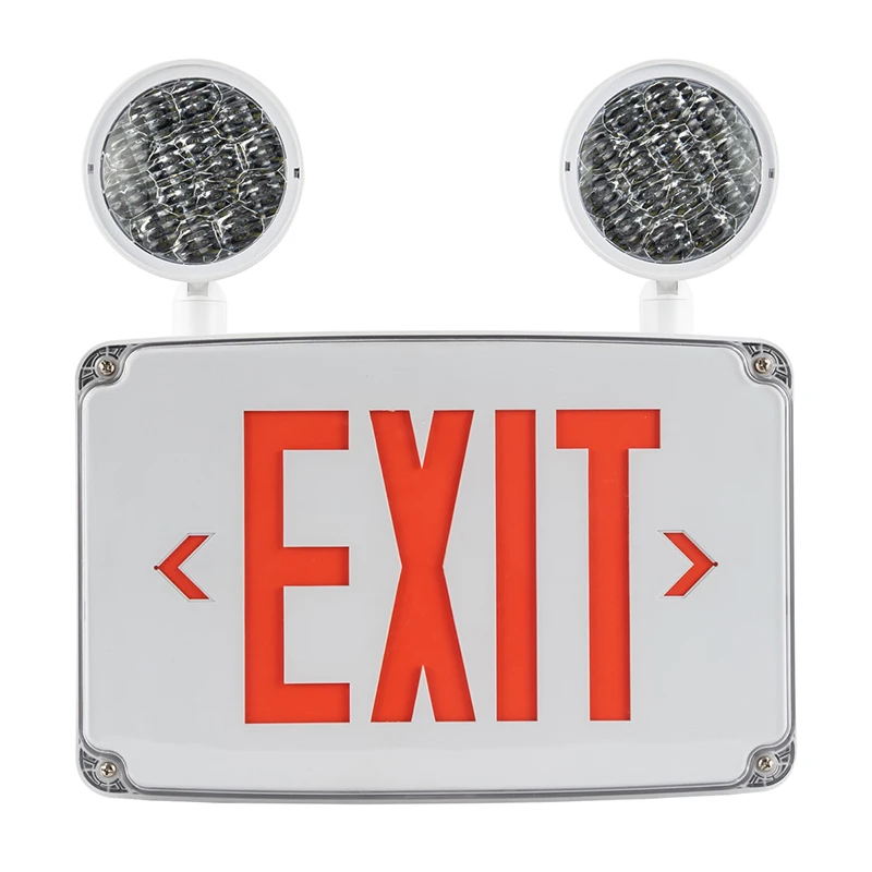 
New style Rechargeable aluminum edge-lit led emergency exit sign 