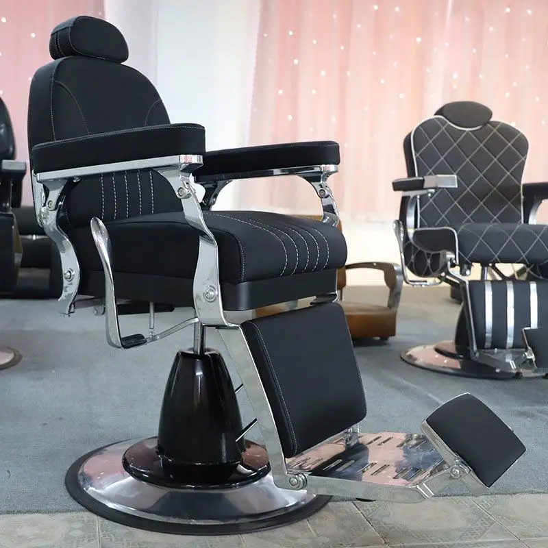 
High Quality horizontal salon station Top 5 golden supplier barber chairs antique 