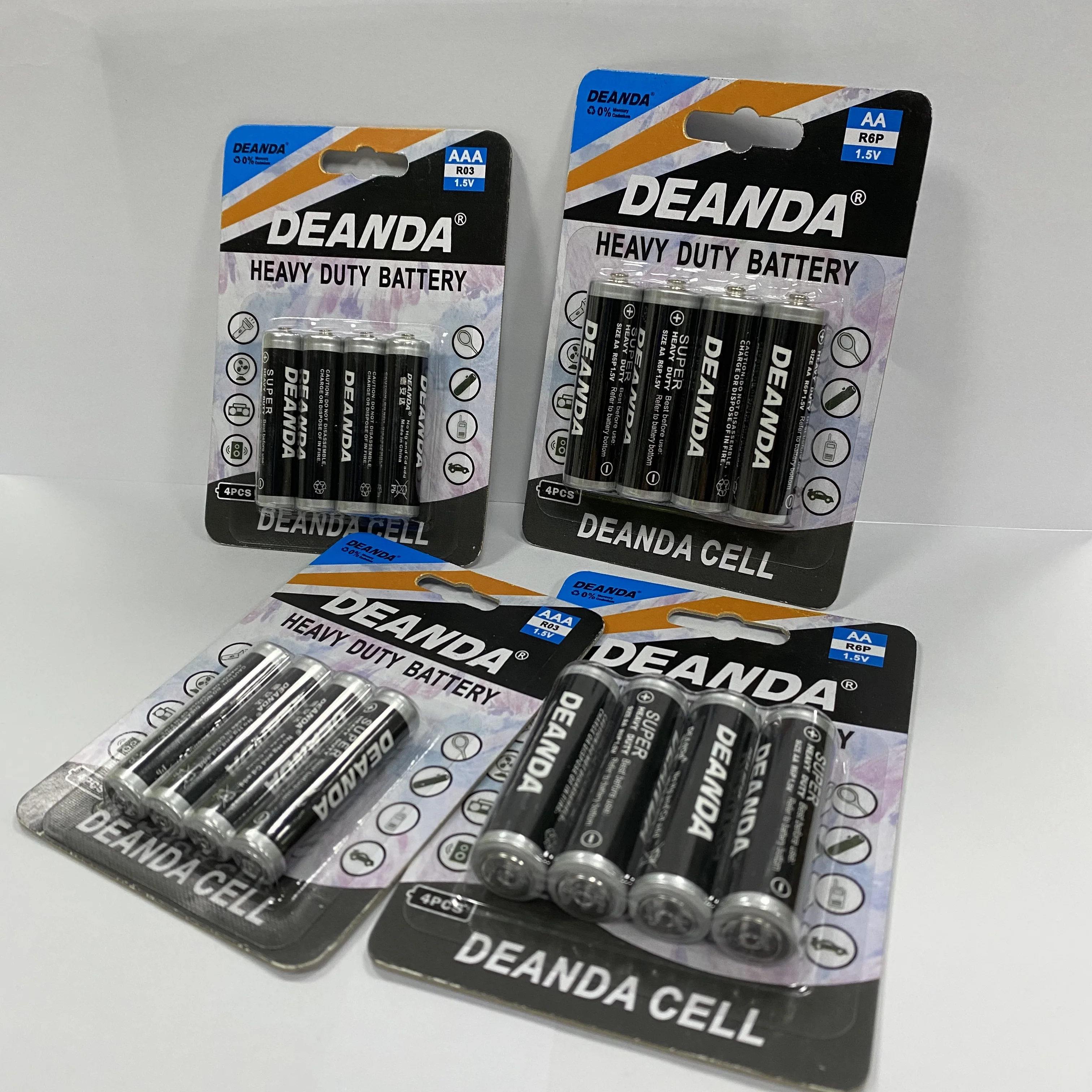  Сухая батарея большой мощности 260mAh 1 5 V R03 углеродная