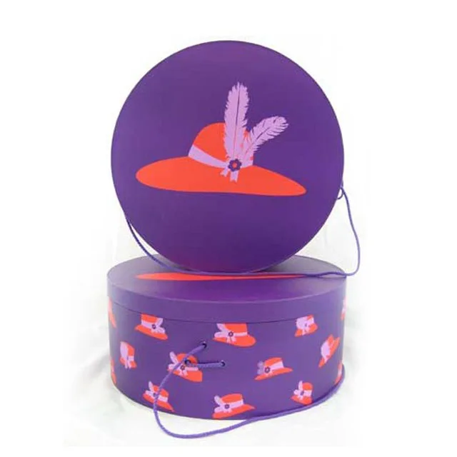 
 Цилиндрическая бумага для печати логотипа на заказ, картонная упаковка, оптовая продажа, круглая коробка для цветочной шляпы  