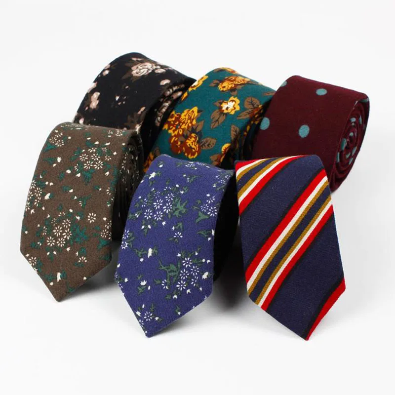 
Мужские хлопковые галстуки с цветочным принтом в современном дизайне для деловой вечеринки 