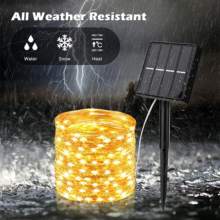 High Quality Cheap Price Waterproof Solar Christmas Decoration Tree Led String Light