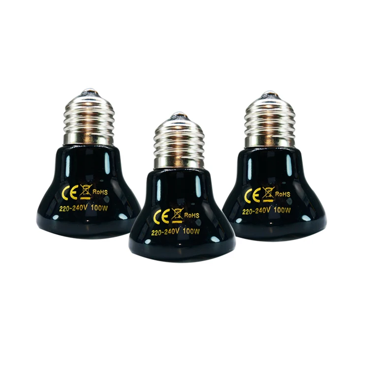 Hot Selling E27 100W Ceramic Lamp Heater Heat Lamp Electric Brooder Heater For Animals