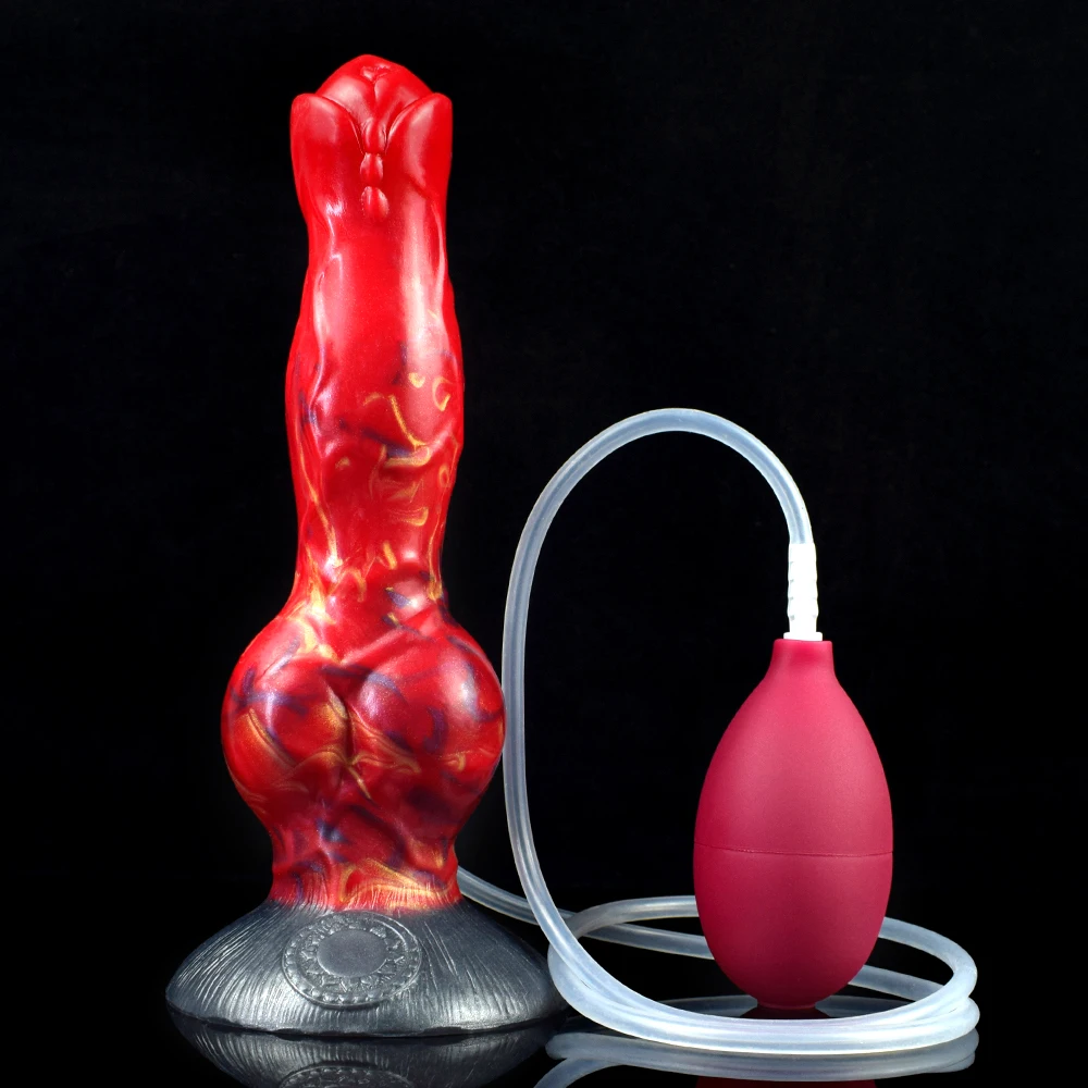 NNSX Fantasy  Creature Cocks with Five Active Colors Support Drop Shipping Squirting Dog Dildo alien Cock Dog  Knotted Dildo