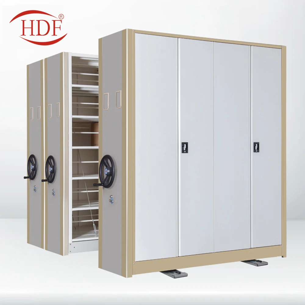 Mobile Shelving System Cheap Metal Display file compactor Electric Mobile shelving