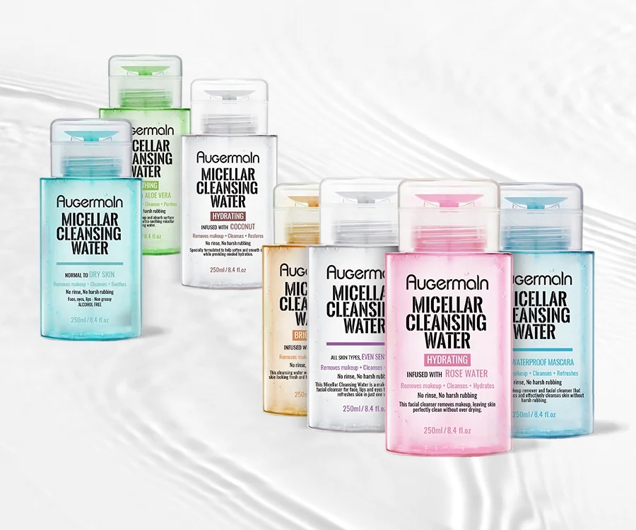 Private Label Aloe Vera Soothing Micellar Cleansing Water Factory Direct Supply Makeup Remover