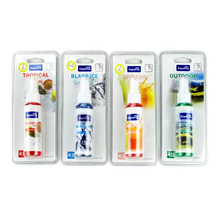 Private Label Rose Scent Car Air Freshener Spray Home Fragrance Car Perfume with Plastic Bottle Cheap Price