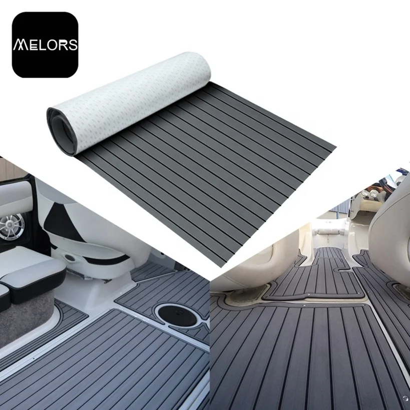 Melors  Eva Flooring Mat Waterproof Faux Teak Decking Marine Non Skid Boat Flooring