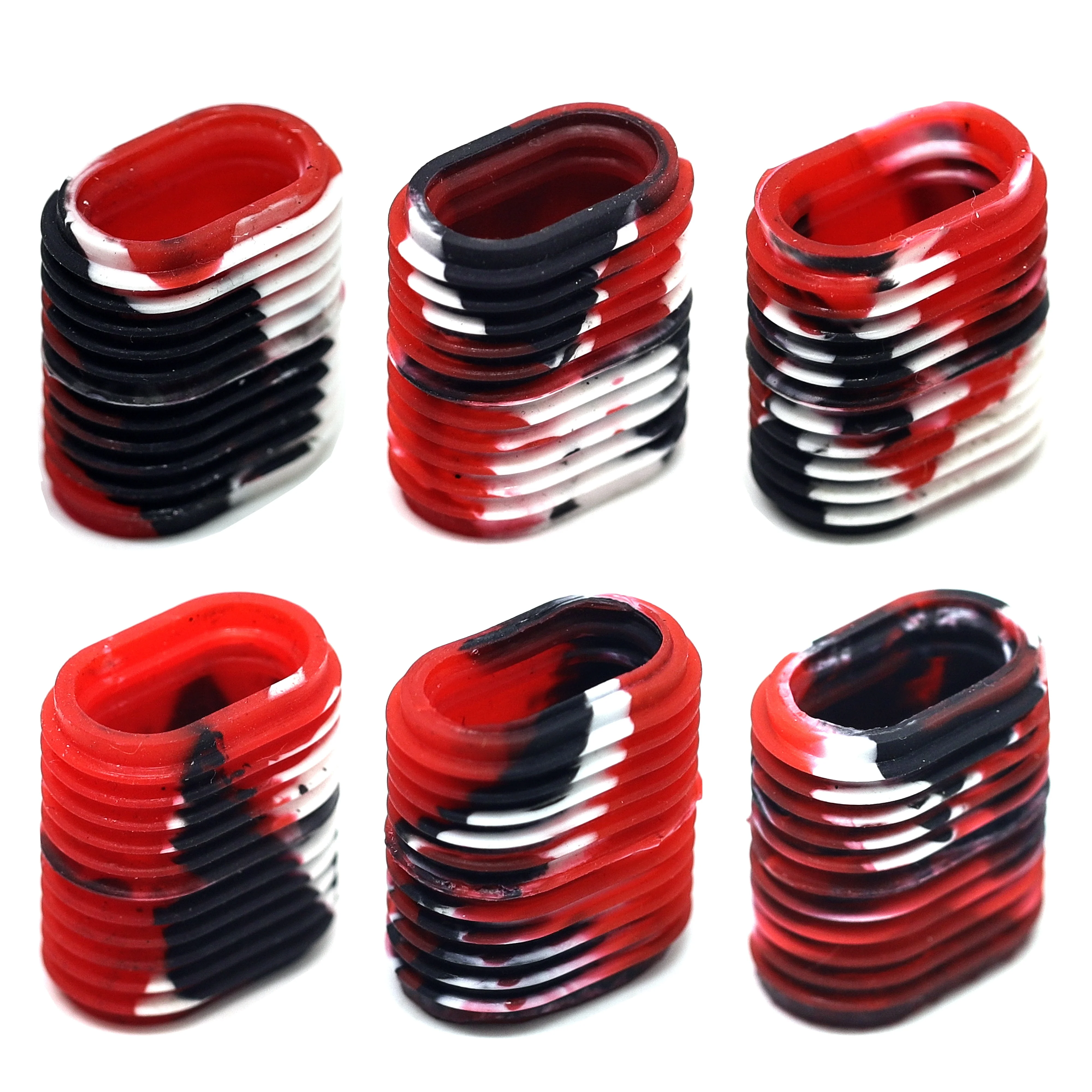 
SAMSFX Camo Fishing Reel Grips Handle Sleeves for Baitcaster Knob Bait casting Reel Butt Grip Cover 3 Pairs (6 Pieces) 