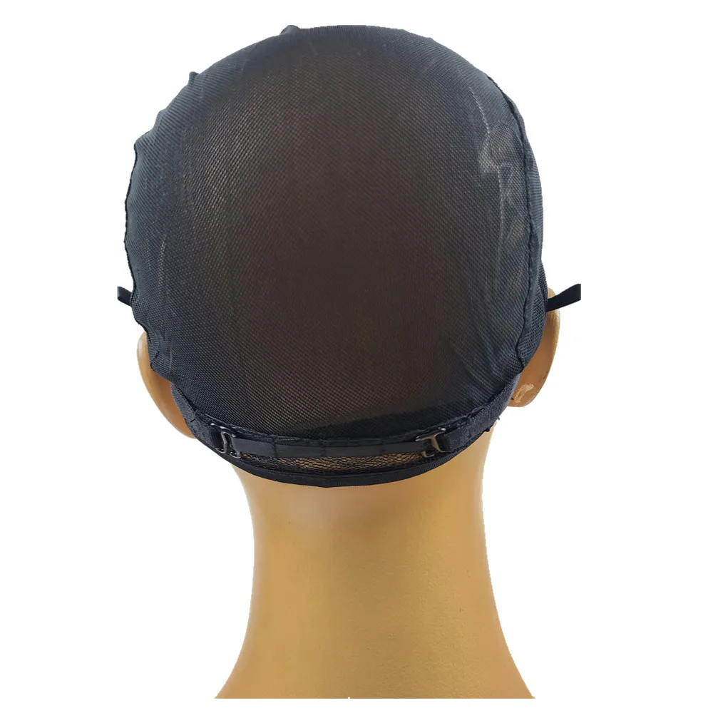 Wholesale Adjustable Elastic Ventilated Wig Weave Cap U-Shaped Lace Hair Net Hat Mesh Upart U Part Wig Caps For Making Hair Wigs
