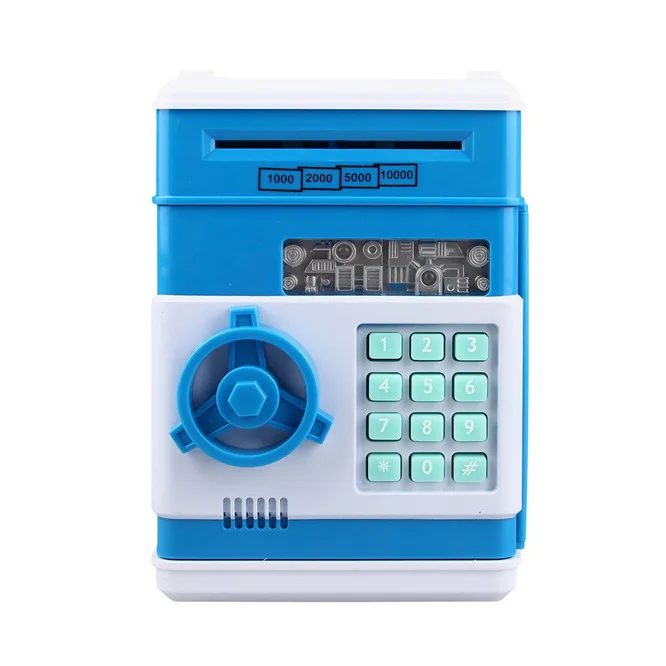 Verified Manufacturer Wholesale Money Box Plastic Material Electronic ATM Machine Piggy Bank