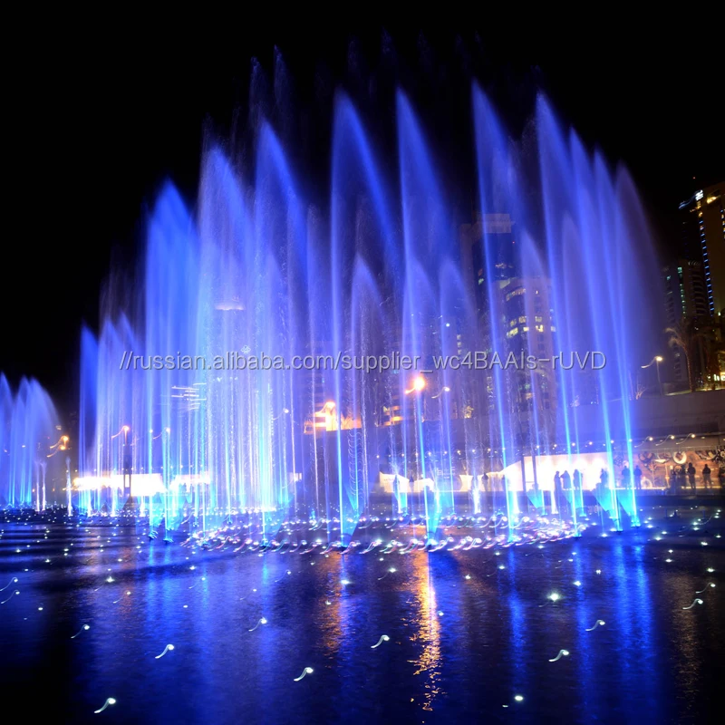 16 летний опыт современного уличного украшения музыкальный контроль Танцы фонтан проект