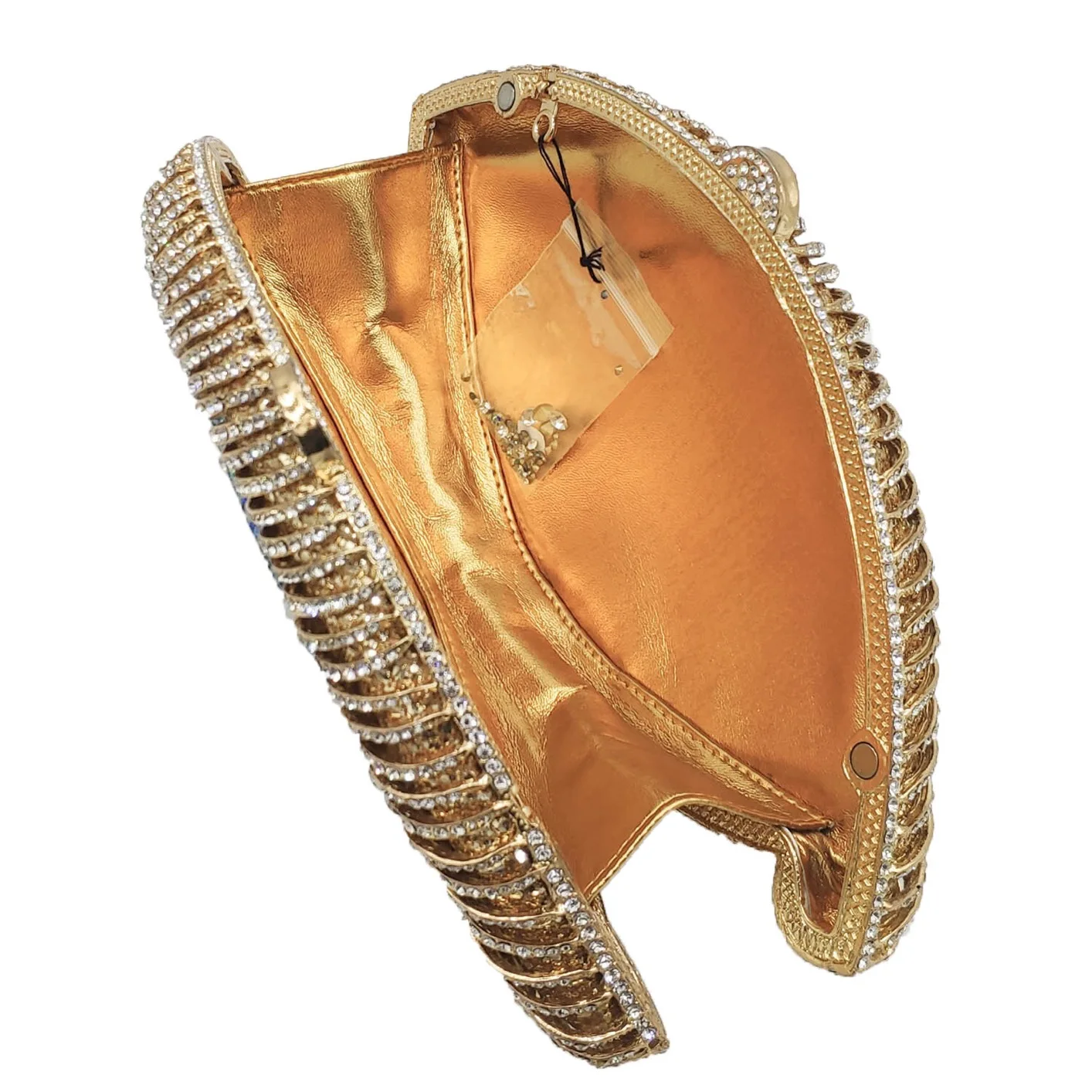 
New Luxury Crystal Eyes Shape Clutches Bag Women Bride Chain Shoulder Bag Prom Female Evening Bag Wedding Purse 