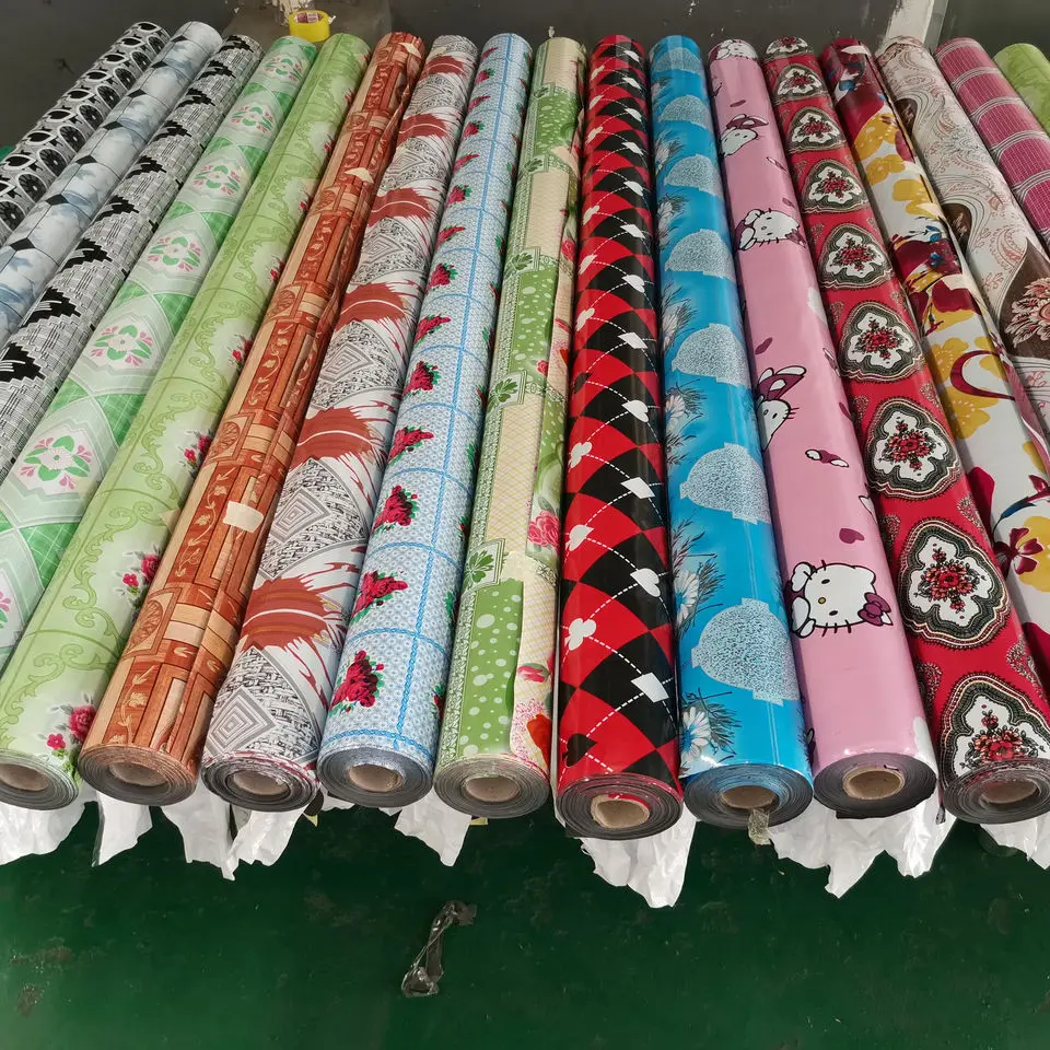 Guangdong factory plastic non-slip pvc flooring sheet linoleum floor roll Luxury vinyl roll flooring for indoor