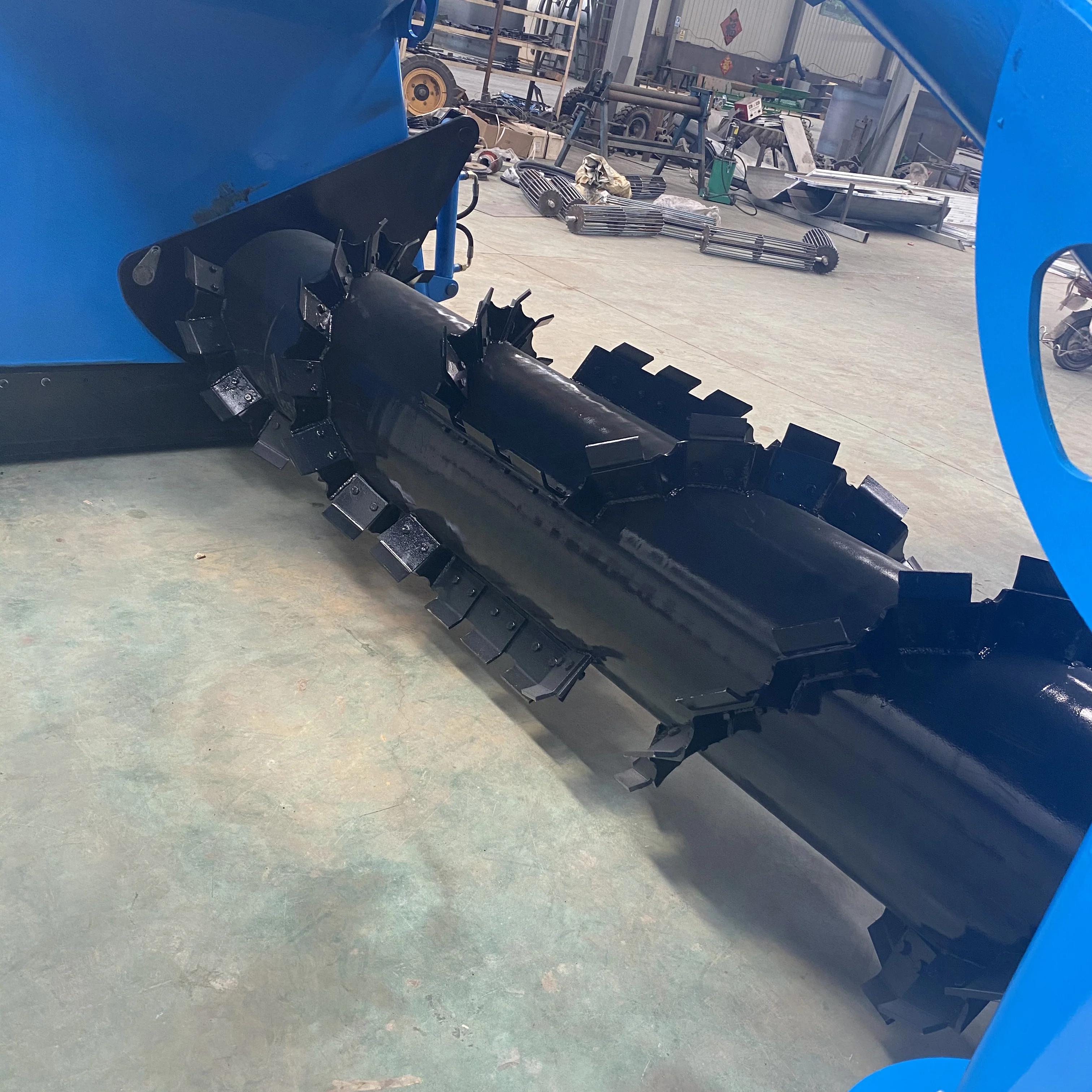 Fermentation Equipment Organic Waste Composting Machine Fertilizer Customized chicken manure compost turner