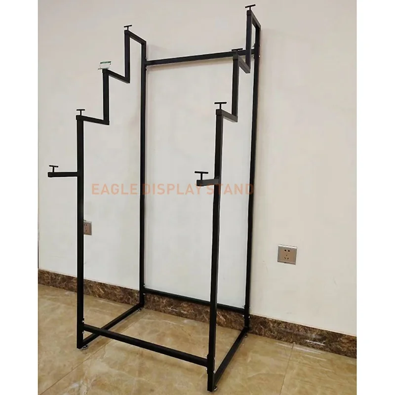 Retail rug display metal rack carpet display stand for hanging carpet