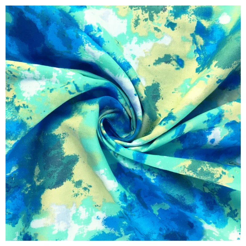 Low MOQ Cheap Price Fake Tie dye Polyester Spandex Printed Seamless Sport wear Fabrics  Sublimation