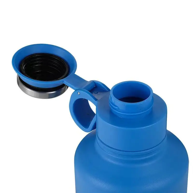 2 in 1 multifunction 32oz double wall stainless steel dog water bottle with bowl pet drinking travel bottle