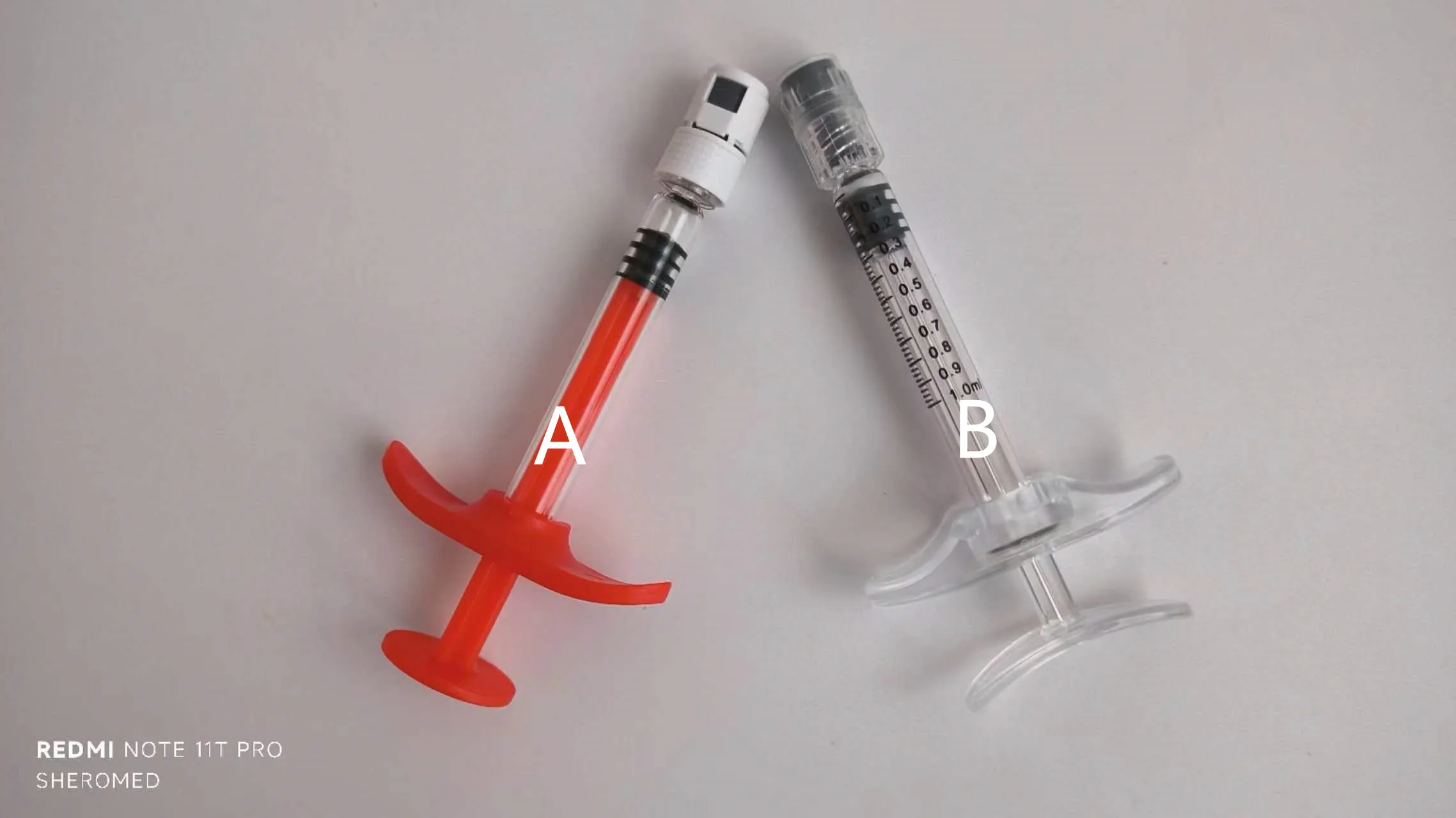 1ml Chinese Factory Customized High Quality Medical Glass Syringe Polyurethane Tube