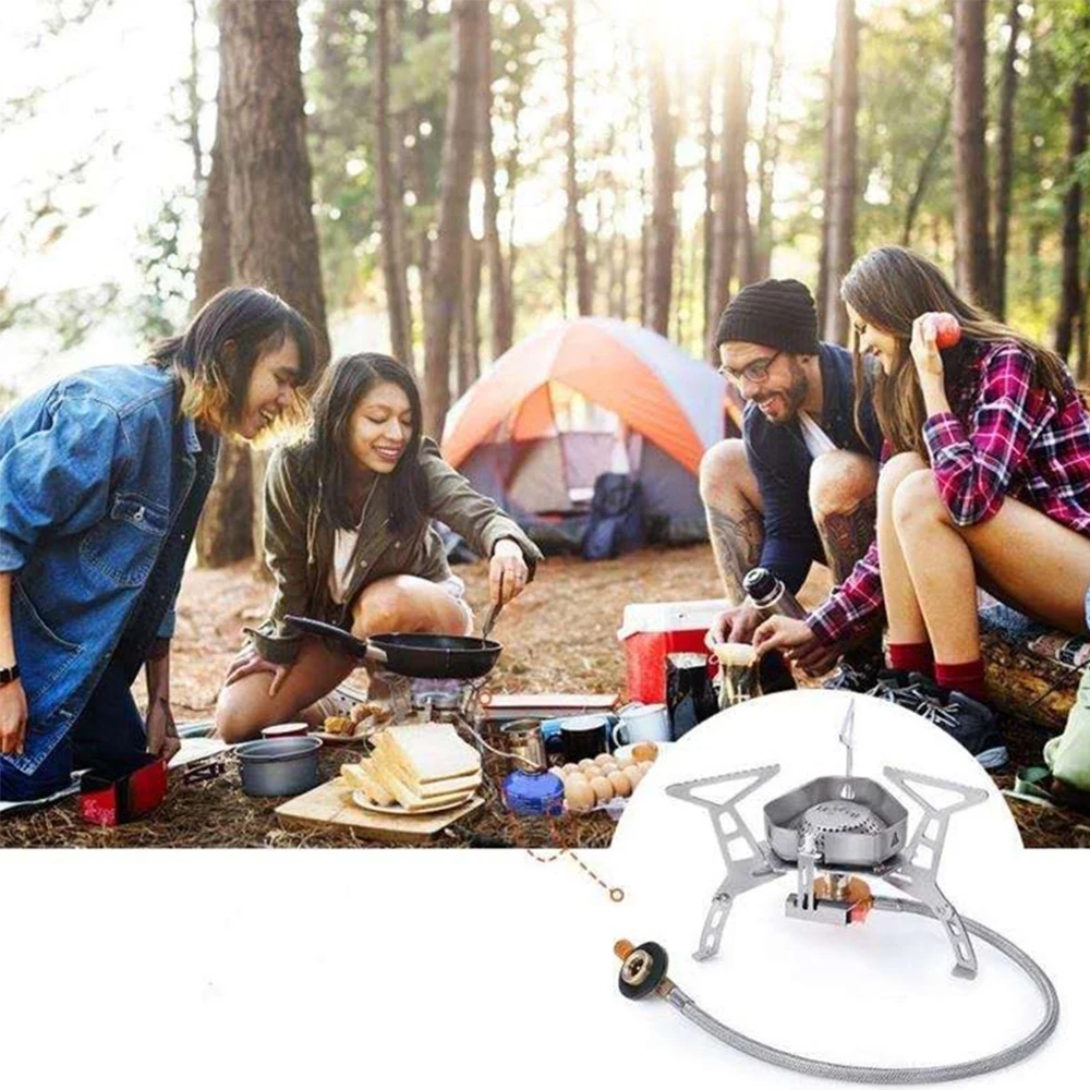 stainless steel stove gas burner gas stove for emergency disaster survival kit
